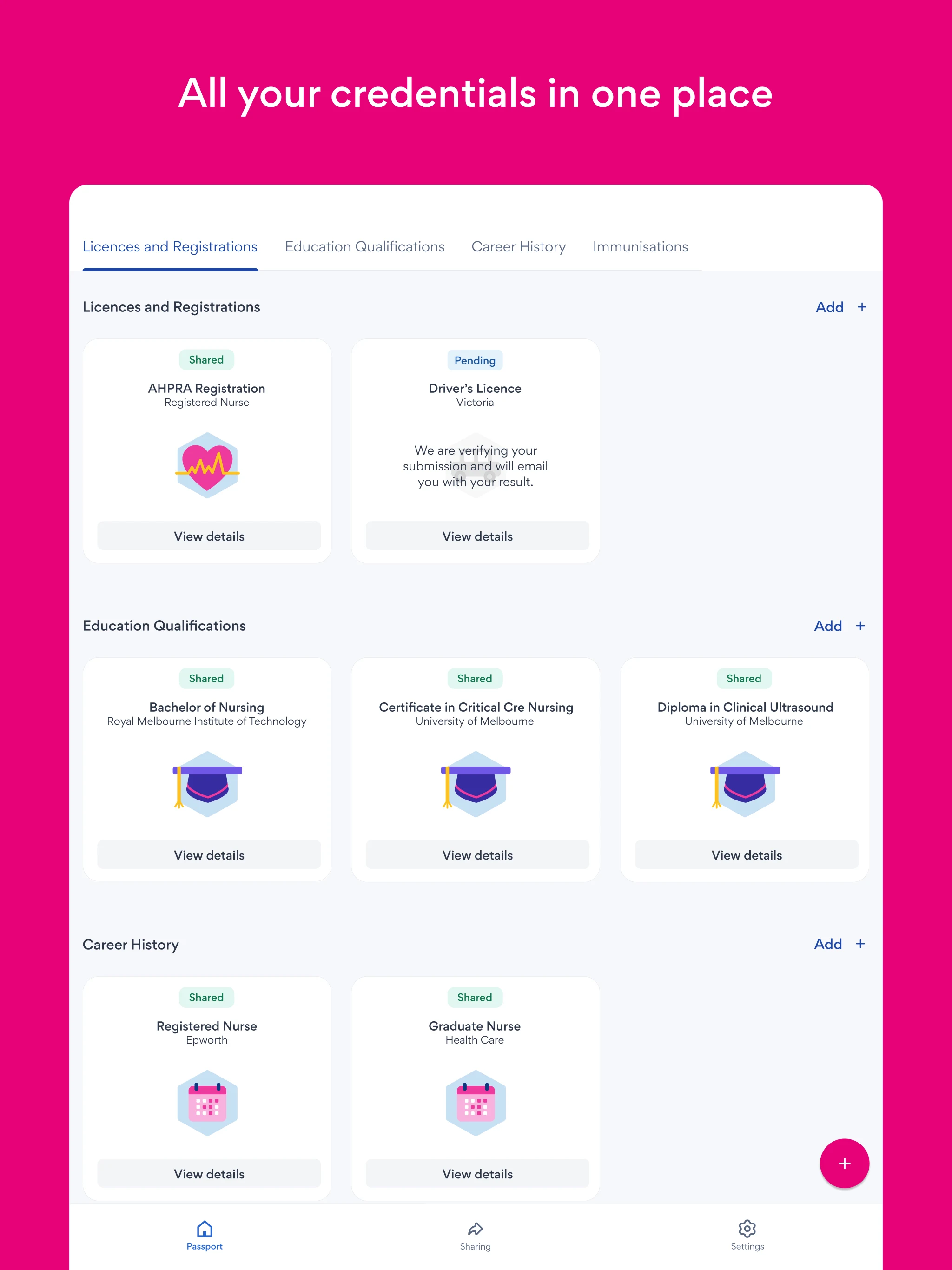 SEEK Pass screenshot